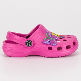 American Club Amerikanska gummi flip flops rosa