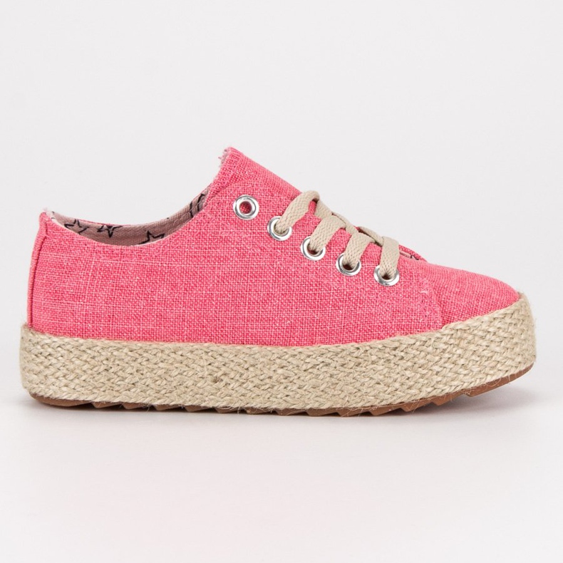 Kylie Barnskor Sneakers Espadrilles rosa