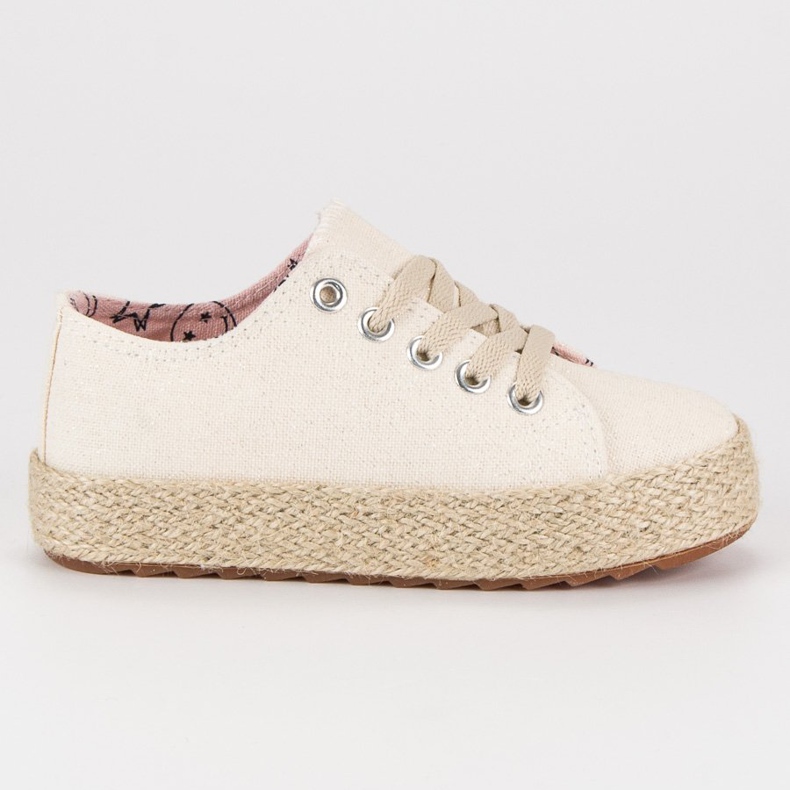 Kylie Barnskor Sneakers Espadrilles vit