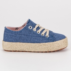 Kylie Barnskor Sneakers Espadrilles blå