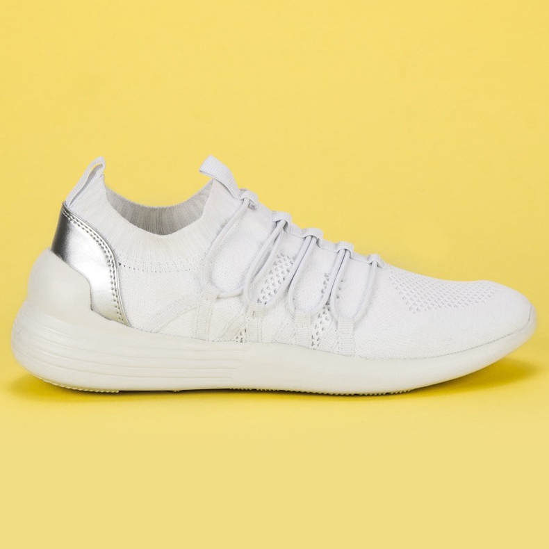 Kylie Textil Slip-On Sportskor vit