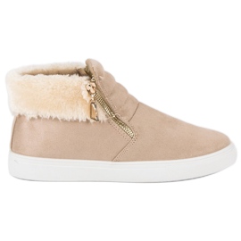 Sport Beige ankel sneakers
