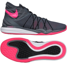 Nike Dual Fusion Tr Hit Mid W 852442-002 träningssko purpur grå