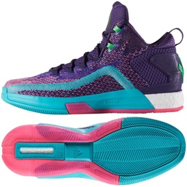 Basketskor adidas John Wall 2 Boost Prime Knit M D70028 mångfärgad purpur
