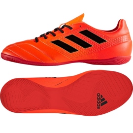 Inomhusskor adidas Ace 17.4 In M S77101 mångfärgad apelsiner och röda