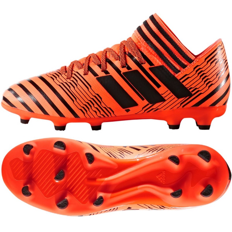 Adidas Nemeziz 17.3 Fg Jr S82428 fotbollsskor orange orange