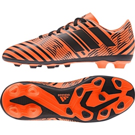 Adidas Nemeziz 17.4 FxG Jr S82460 fotbollsskor orange orange