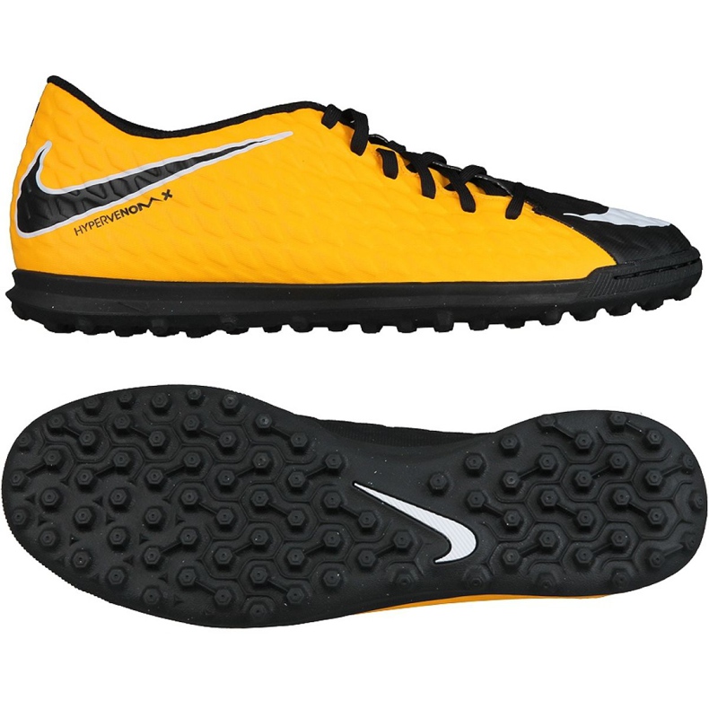 Nike HypervenomX Phade Iii Tf M 852545-801 fotbollsskor mångfärgad svart
