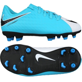 Fotbollsstövlar Nike Hypervenom Phade Iii Fg Jr 852580-104 blå blå