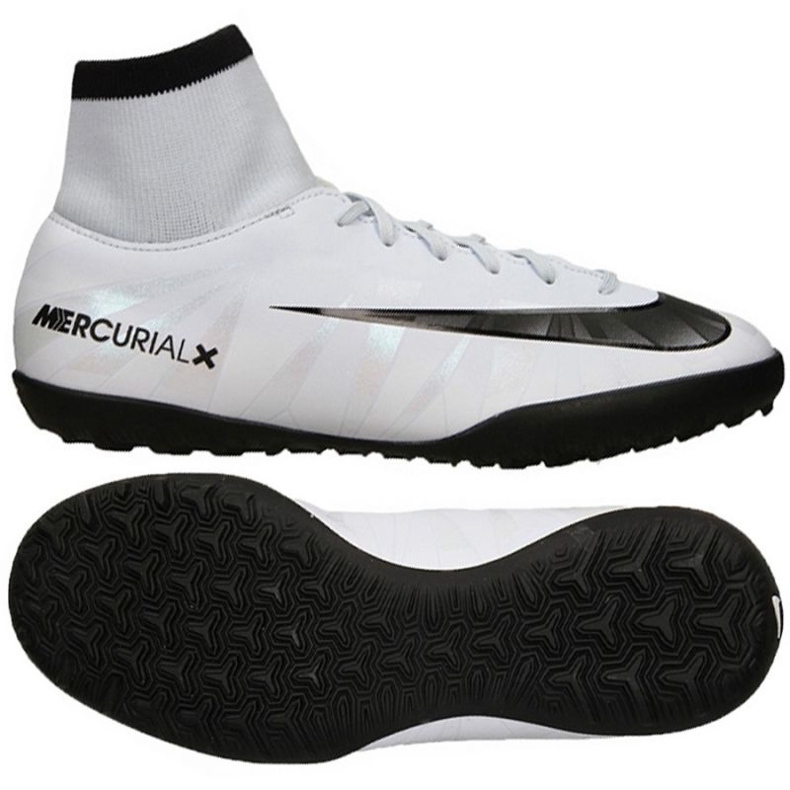 Nike MercurialX Victory Vi fotbollsskor svart vit vit