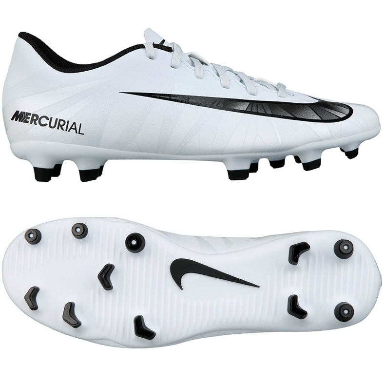 Nike Mercurial Vortex Iii CR7 Fg M 852535-401 fotbollsskor mångfärgad vit