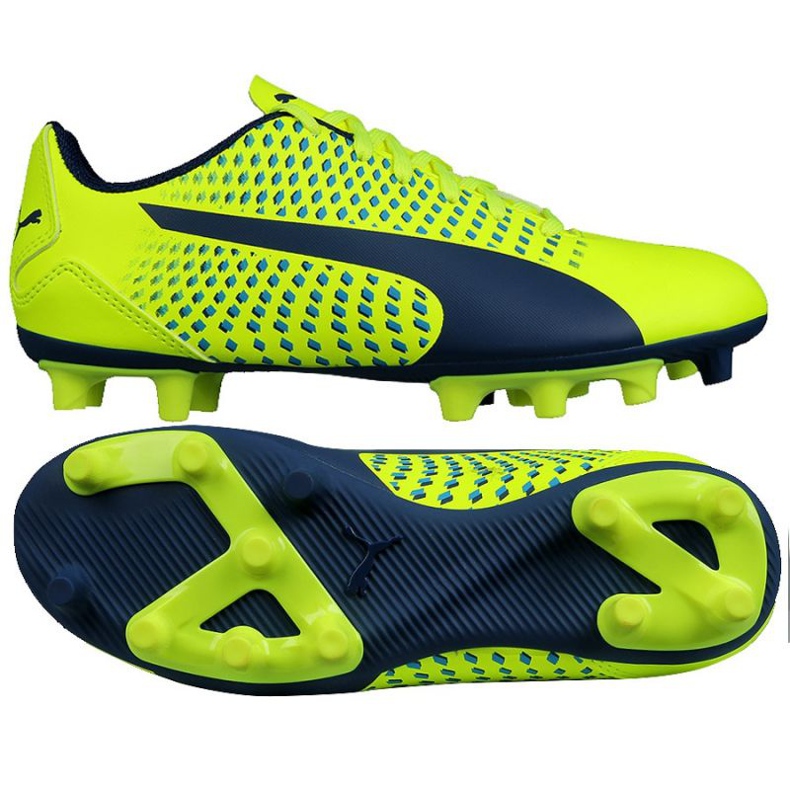 Puma Adreno Iii Fg Safety Junior 104049 10 fotbollsskor gyllene grön