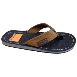 Flipflops Rucanor Amaro M 28708-02 brun marinblå