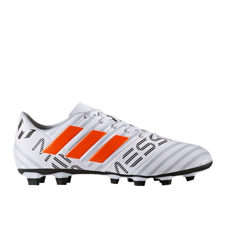 Adidas Nemeziz Messi 17.4 FxG M S77199 fotbollsskor mångfärgad vit