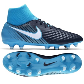 Nike Magista Onda Ii Df Fg M 917787-414 fotbollsskor mångfärgad blå