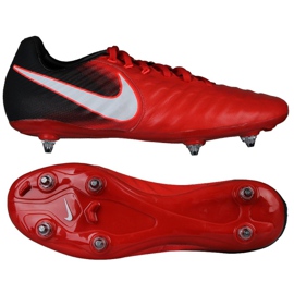 Nike Tiempo Legacy Iii Sg M 897798-610 fotbollsskor mångfärgad röd