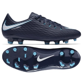 Nike Hypervenom Phelon Iii Fg M 852556-414 fotbollsskor marinblå marinblå