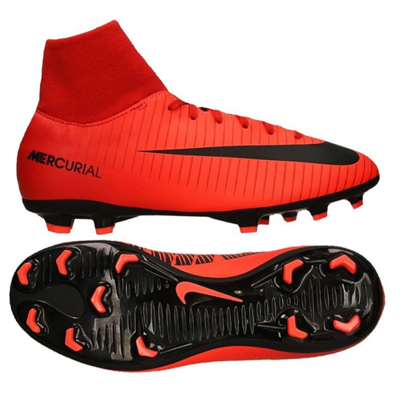 Nike Mercurial Victory Vi fotbollsskor röd