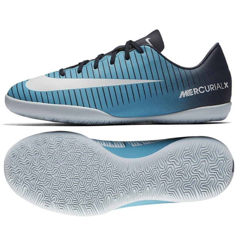 Inomhusskor Nike Mercurial Vapor Xi Ic Jr 831947-404 blå