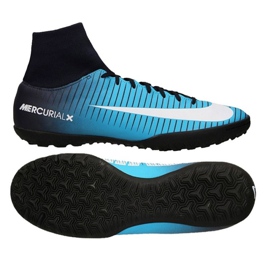 Nike MercurialX Victory VI DF TF M 903614-404 fotbollsskor blå