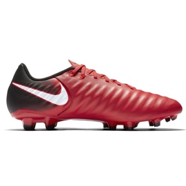 Nike Tiempo Ligera Iv Fg M 897744-616 fotbollsskor röd