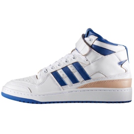 Adidas Originals Forum Mid M BY4412 skor vit blå