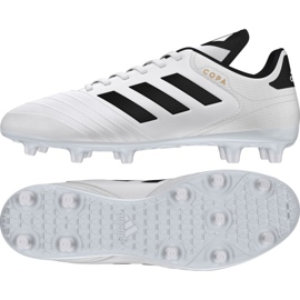 Adidas Copa 18.3 Fg M BB6358 fotbollsskor vit vit