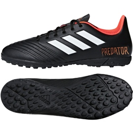 Adidas Predator Tango 18.4 Tf CP9272 fotbollsskor svart svart