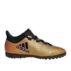 Adidas X Tango 17.3 Tf Jr CP9024 fotbollsskor gyllene gyllene