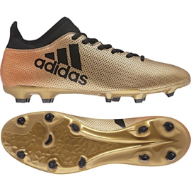 Adidas X 17.3 Fg M CP9190 fotbollsskor mångfärgad mångfärgad