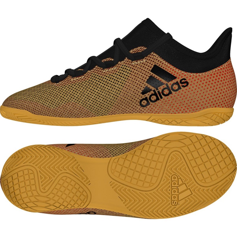 Inomhusskor adidas X Tango 17.3 In Jr CP9033 svart gyllene