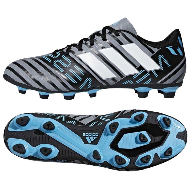 Adidas Nemeziz Messi 17.4 FxG M CP9047 fotbollsskor svart svart