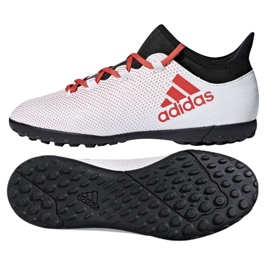 Adidas X Tango 17.3 Tf Jr CP9025 fotbollsskor vit vit