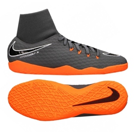 Nike Hypervenom PhantomX 3 Academy Df Ic M AH7274-081 fotbollsskor grå grå