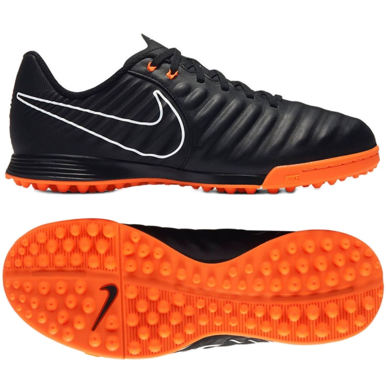 Nike LegendX Academy Tf Jr AH7259-080 fotbollsskor svart svart