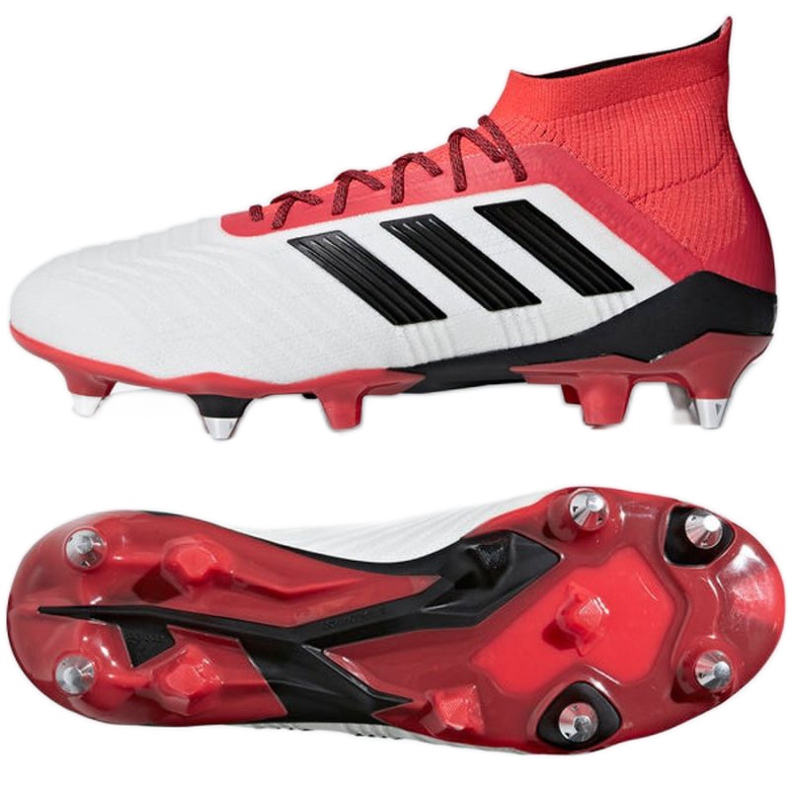 Adidas Predator 18.1 SG M CP9261 fotbollsskor vit
