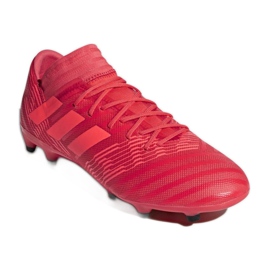 Adidas Nemeziz 17.3 Fg M CP8987 fotbollsskor röd röd