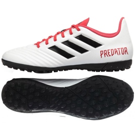 Adidas Predator Tango 18.4 Tf M CP9932 fotbollsskor mångfärgad vit