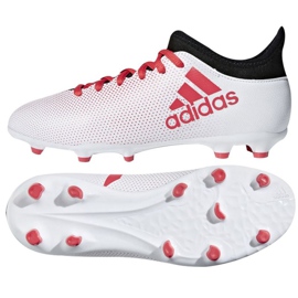 Adidas X 17.3 Fg Jr CP8991 fotbollsskor mångfärgad vit