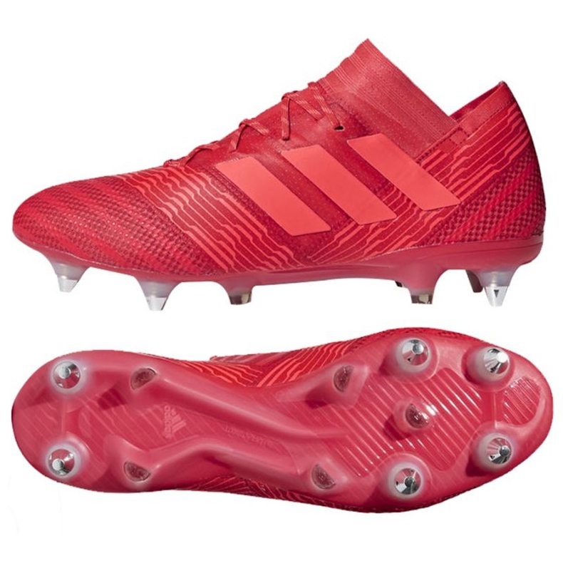 Adidas Nemeziz 17.1 Sg M CP8944 fotbollsskor röd röd