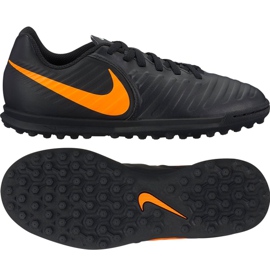 Nike LegendX 7 Club Tf Jr AH7261-080 fotbollsskor svart svart