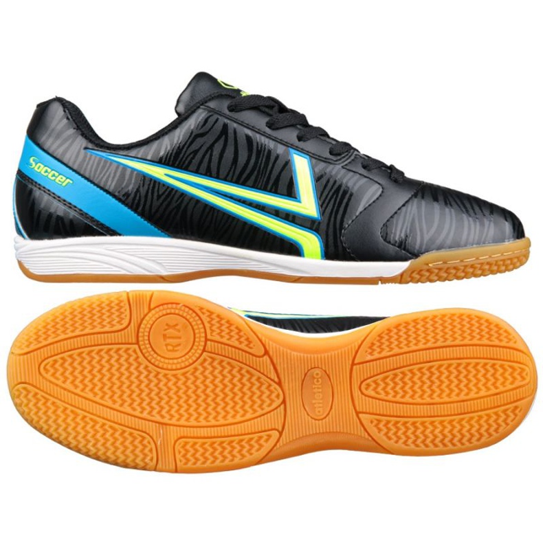 Atletico In Jr 7336 fotbollsskor svart