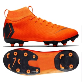 Nike Mercurial Superfly 6 Academy Gs Mg Jr AH7337-810 fotbollsskor mångfärgad orange