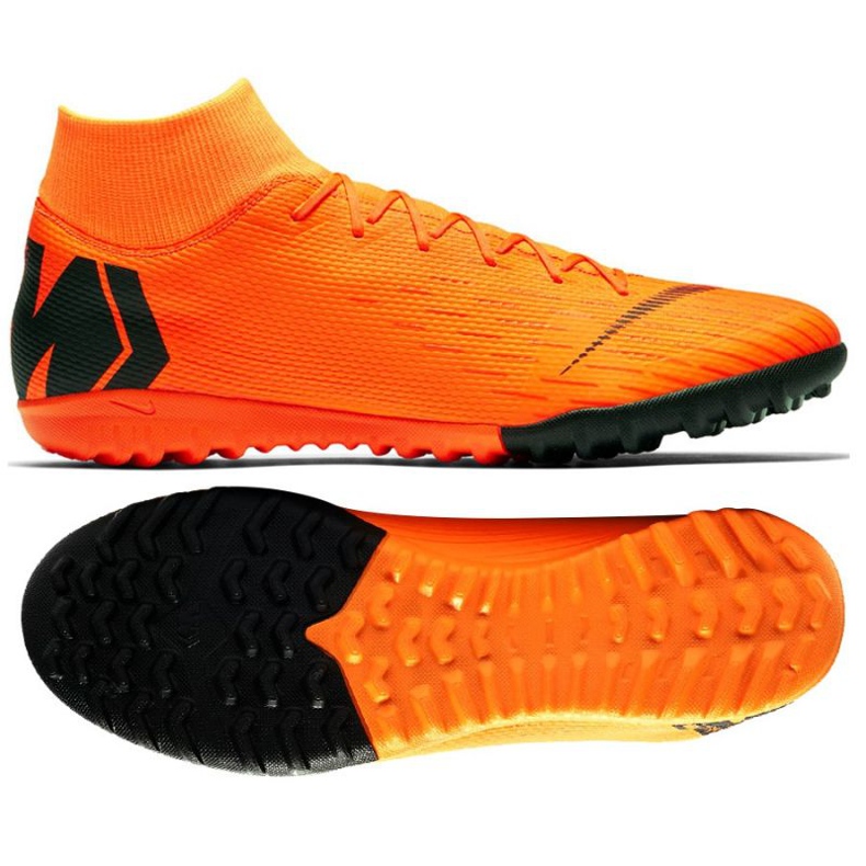 Nike Mercurial SuperflyX 6 Academy Tf M AH7370-810 fotbollsskor orange orange