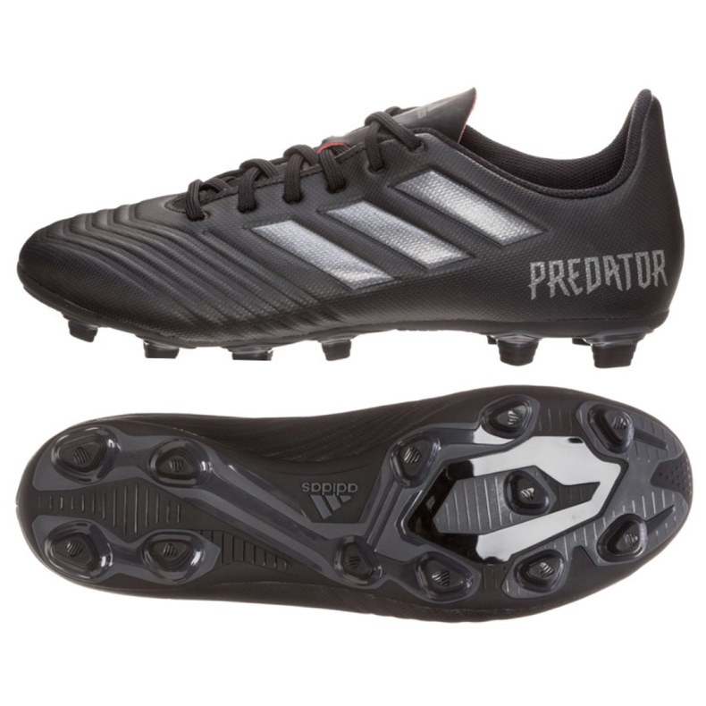 Adidas Predator 18.4 FxG M CP9266 fotbollsskor mångfärgad svart