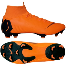 Nike Mercurial Superfly 6 Pro Fg M AH7368-810 fotbollsskor orange orange