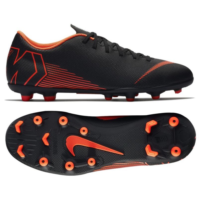 Nike Mercurial Vapor 12 fotbollsskor svart