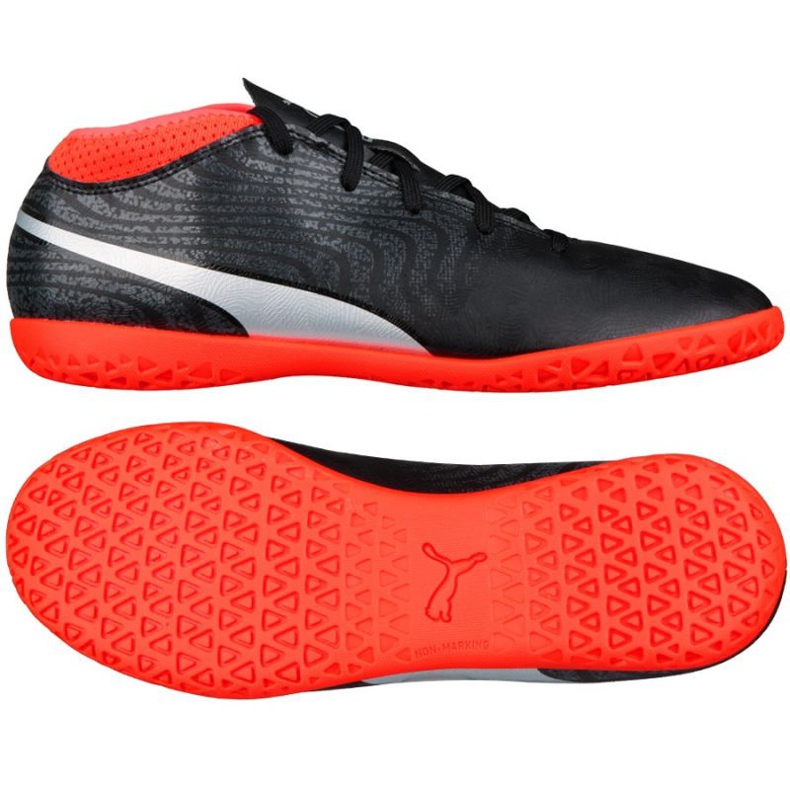 Puma One 18.4 It Junior fotbollsskor svart