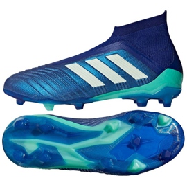 Adidas Predator 18+ Fg fotbollsskor blå
