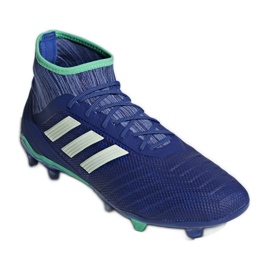 Adidas Predator 18.2 Fg M CP9293 fotbollsskor mångfärgad blå